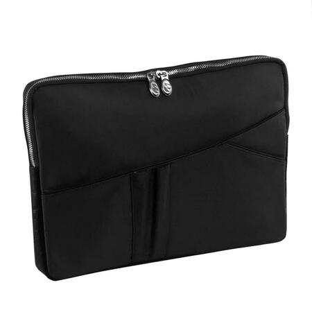 MCKLEINUSA 14 in. Crescent Nylon Laptop Sleeve, Black 18335